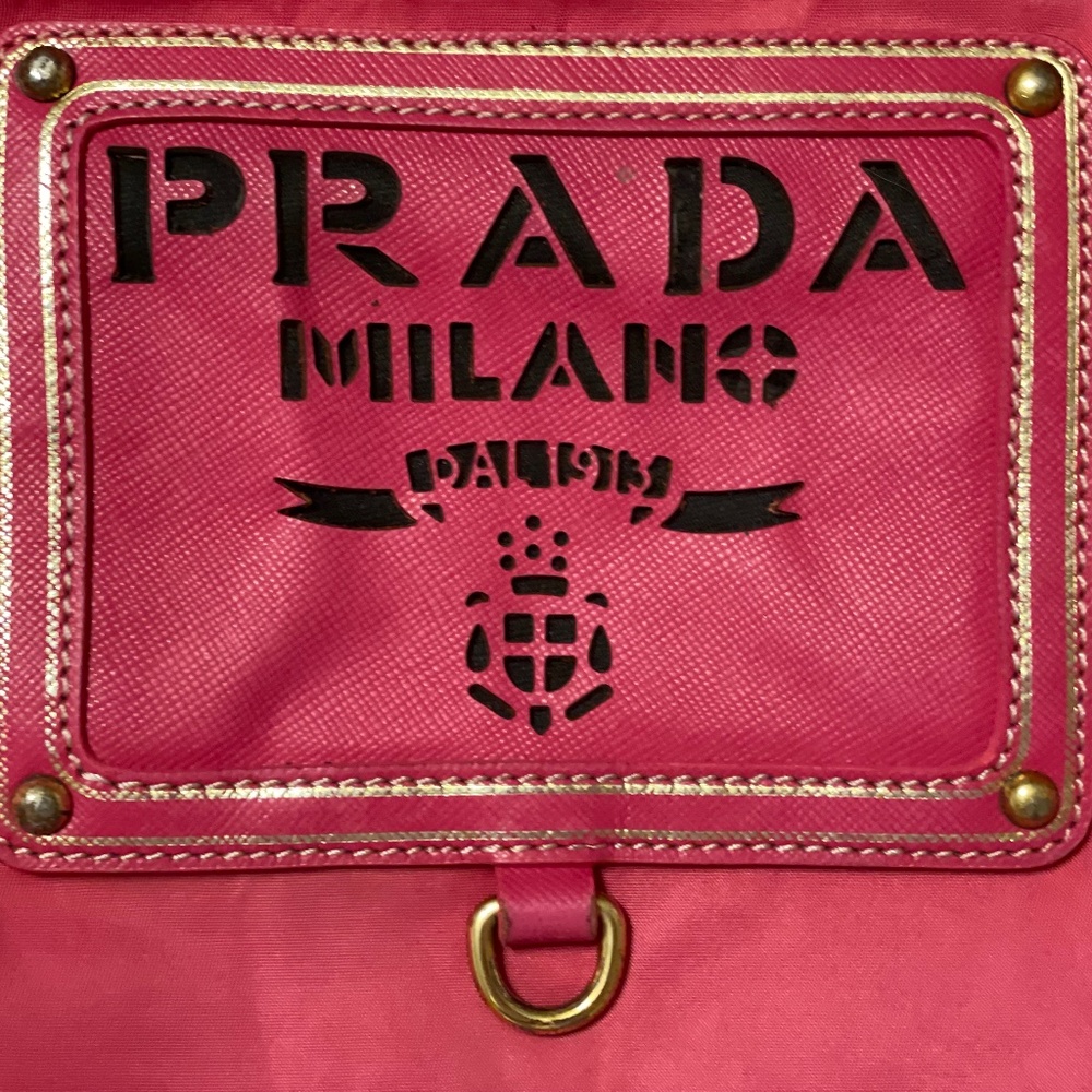 PRADA Hot Pink Large Tote Bag